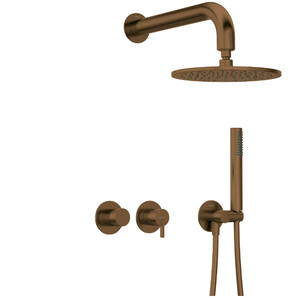 Set de duș incastrat Deante Silia Bronz Antic