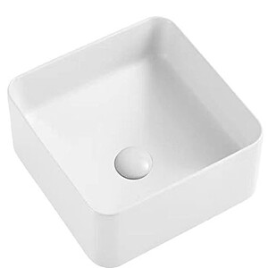 Lavoar pe blat Fluminia Ceres 38 x 38 cm Alb